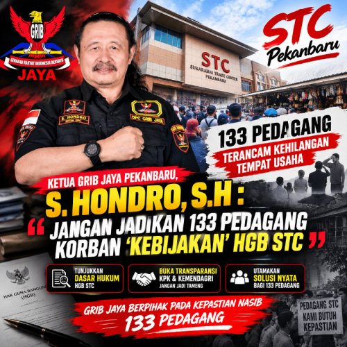 Hondro Tantang Wako Pekanbaru: Tunjukkan Dasar Hukum HGB STC, Jangan Jadikan KPK dan Kemendagri Sebagai Tameng